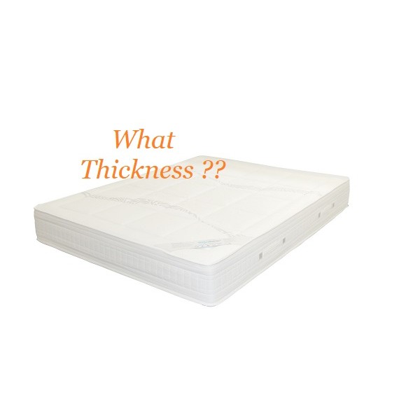 What is the recommended mattress thickness for our bunk beds?